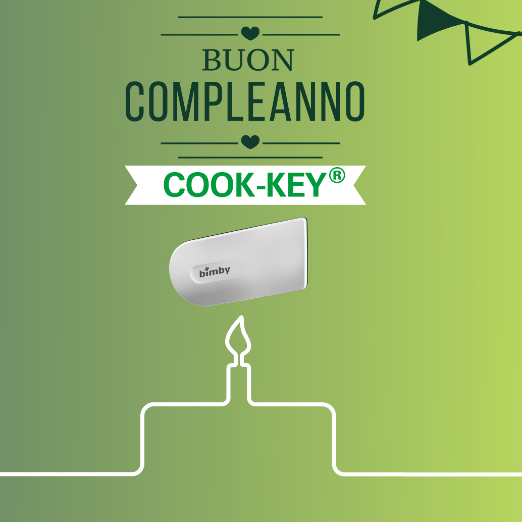 La Cook-key® compie un anno, partecipa e vinci!