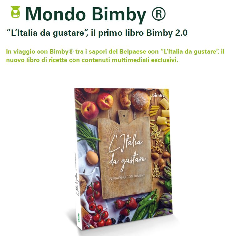 L'ITALIA DA GUSTARE: SCOPRI IL NUOVO LIBRO DI RICETTE BIMBY®