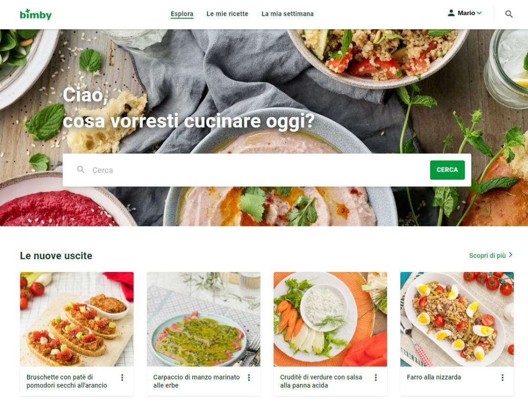 Il Tesoro di ricette di Cookidoo® raggiunge ben 6.000 ricette in lingua italiana! Trova le tue preferite