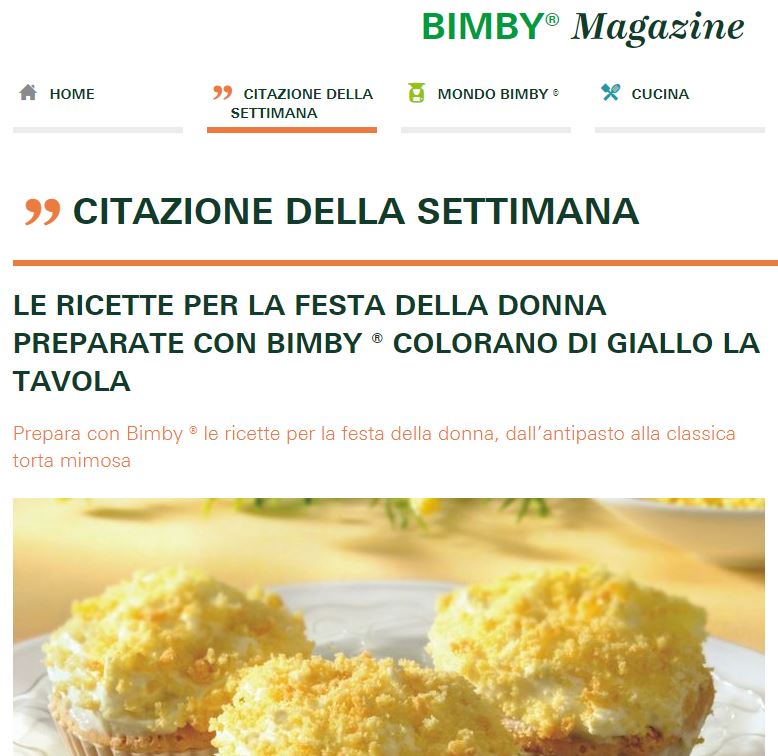 Bimby ® Magazine: nuova selezione ricette dalla Community ® Bimby!
